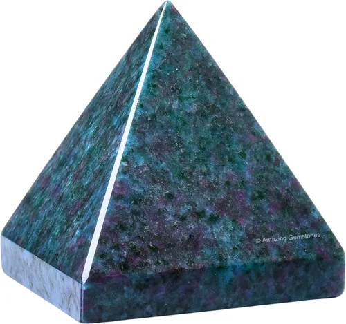 Miniatura 94 de Piedras Curativas de Cristal de Pirámide de Cuarzo Claro de Amazing Gemstone - Figura de Gran Pirámide de 2" de Piedra Natural para Meditación