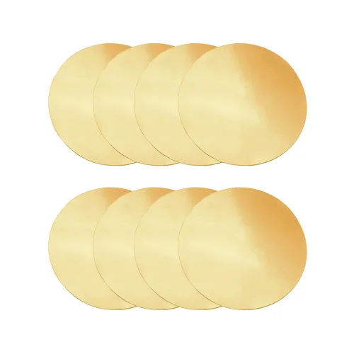 Miniatura 7 de 2 placas redondas de latón calibre 12, 0.08 pulgadas de grosor x 2 pulgadas de diámetro, chapa de cobre de latón H62 para manualidades, modelos