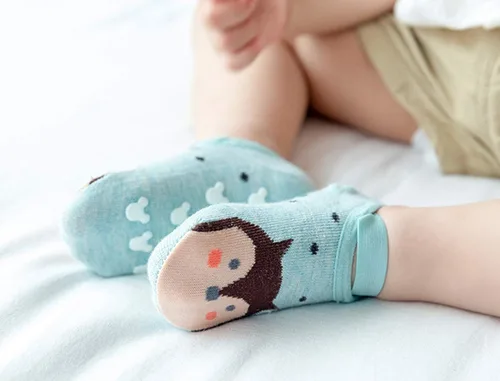 Miniatura 6 de Calcetines antideslizantes para bebés y niñas de 0 a 36 meses, 6 pares