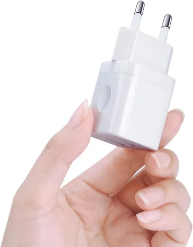 Miniatura 4 de Vifigen - Cargador de pared europeo, paquete de 2 unidades USB 2.1AMP universal Europa cargador enchufe de doble puerto compatible con iPhone 17 16