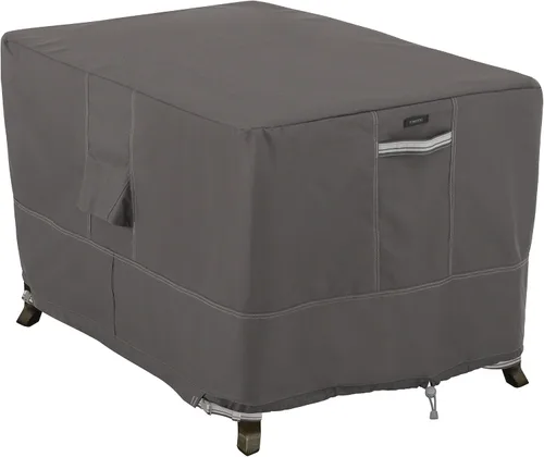 Classic Accessories – Cobertor para mesa/hoguera rectangular de 40 pulgadas resistente al agua Ravenna, cubierta de hoguera al aire libre