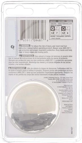 Miniatura 5 de DEWALT Set de soporte de broca pivotante con puntas para atornillar y soporte de broca magnético, 14 piezas (DWPVTC14)