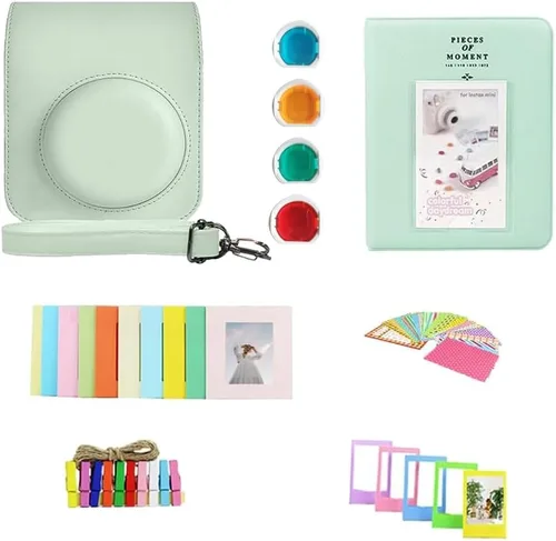 Miniatura 7 de Fujifilm Instax Mini 12 - Cámara de película instantánea Verde menta Incluye película instantánea Fujifilm Instax Mini 40 exposiciones + paquete