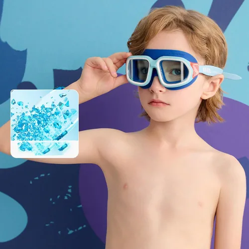 Miniatura 3 de Gafas de natación, antivaho anti-UV, amplia visión y sin fugas, gafas de natación cómodas para edades de 6 a 14 años