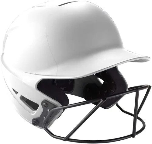 Miniatura 18 de Mizuno Casco de bateo de sóftbol F6 Fastpitch para adultos con máscara