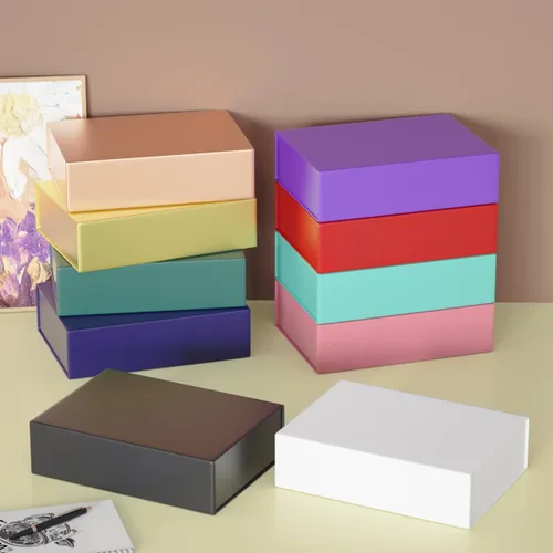 Miniatura 6 de ROSTELACK Cajas de regalo de 11.9" x 8.5" x 3.3" con tapa de cierre magnético caja para regalos, caja de regalo de dama de honor, bonita caja, cajas