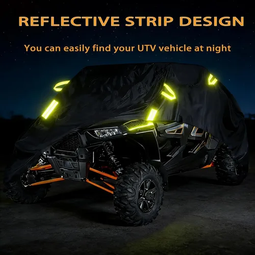 Miniatura 7 de UTV Cover for CFmoto UFORCE U10 Pro XL 6 SEAT, Water Resistant Outdoor Storage All-Season Dust Protection, Weather Resistant Vehicle Cover for