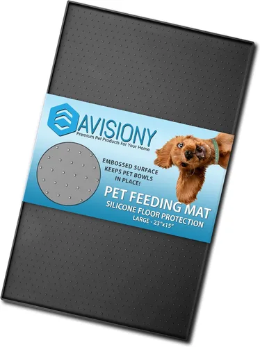 Tapete de silicona impermeable con borde elevado sin BPA, apto para lavavajillas, 23 x 15 pulgadas, apto para lavavajillas, contiene derrames y