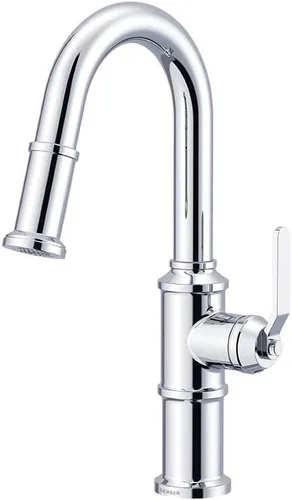 Miniatura 12 de Gerber Kinzie - Grifo de barra pulverizadora extraíble de una sola manija Acero inoxidable