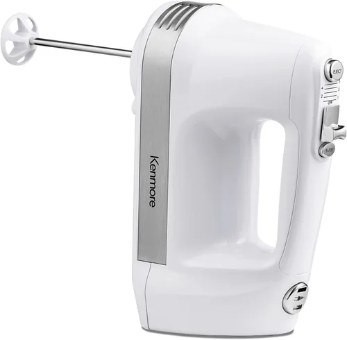 Miniatura 9 de Total Chef Batidora de mano eléctrica – Batidora de mano de 6 velocidades, batidor eléctrico de huevos con batidor, batidora, ganchos para masa