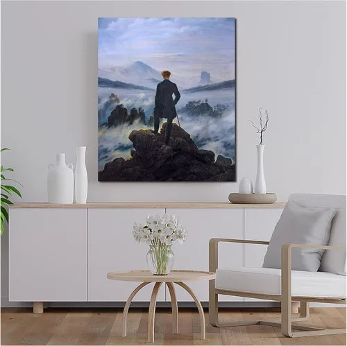 Miniatura 267 de A&T ARTWORK Campo de trigo con cipreses de Van Gogh Las reproducciones de arte clásico mundial, impresiones en lienzo giclée para decoración