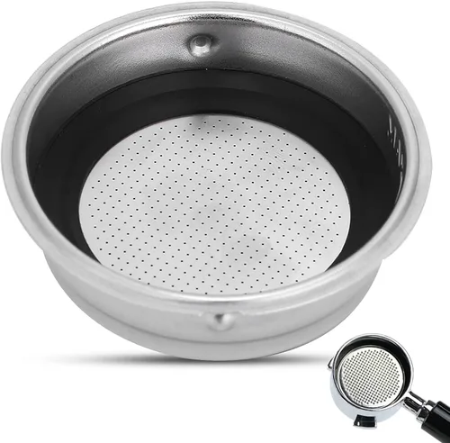 1 taza de 2.008 in, filtro de café de malla presurizada de acero inoxidable, portafiltro, máquinas de café, accesorios para máquinas de café