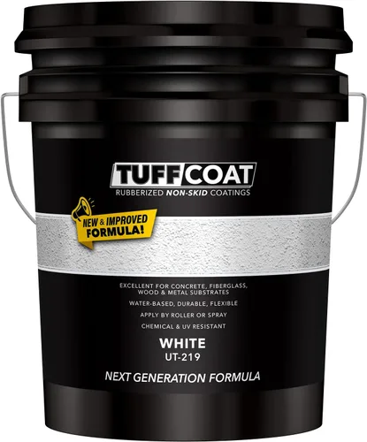 Miniatura 32 de Tuff Coat UT-213 Gris Medio - 5 Galones: Revestimiento sumergible, a base de agua, de goma antideslizante