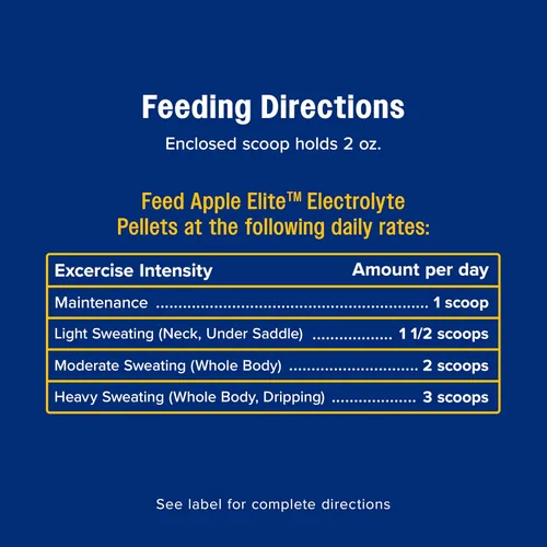 Miniatura 7 de Farnam Suplemento de electrolitos Apple Elite para caballos, reemplaza minerales vitales, para hidratación, sin azúcar añadida, suplementos