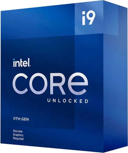 Intel® Procesador de escritorio Core™ i9-11900KF de 8 núcleos de hasta 5,3 GHz LGA1200 desbloqueado (Intel® serie 500 y chipset selecto serie 400)