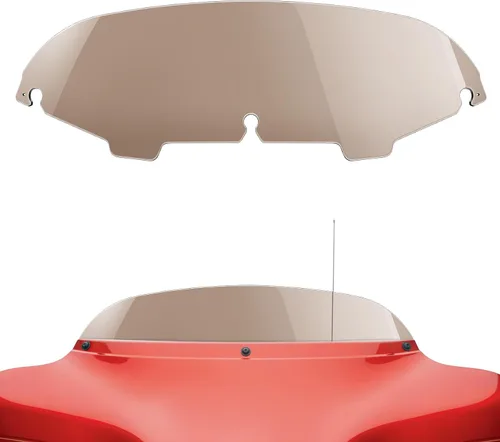 Miniatura 8 de Amazicha Deflector de viento de 7 pulgadas para parabrisas de murciélago con tinte de humo 96-13 compatible con Harley Davidson Touring Electra