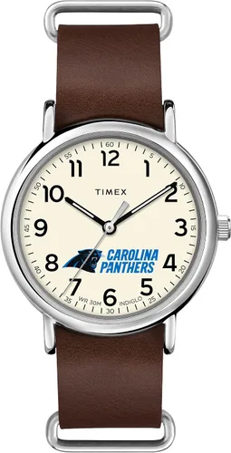Miniatura 19 de Correa de cuero de cuarzo NFL Weekender de 1.575 in para hombre