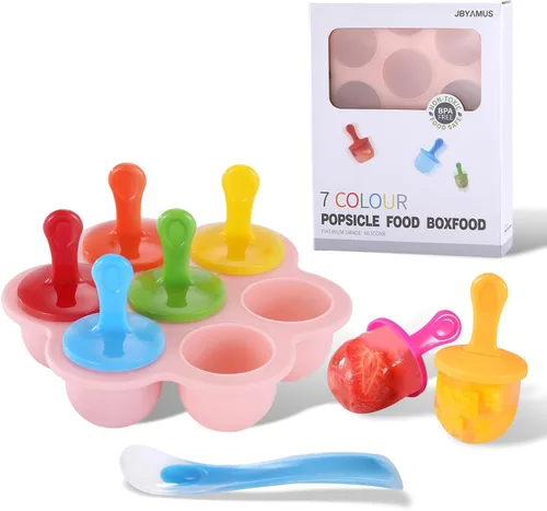Miniatura 8 de Palitos de paletas para moldes, palitos de moldes para paletas de hielo (7 colores)