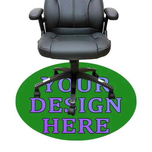 Miniatura 105 de Tapete redondo personalizado para silla de escritorio de oficina, diseño de tu propio logotipo de foto, texto, alfombrillas circulares