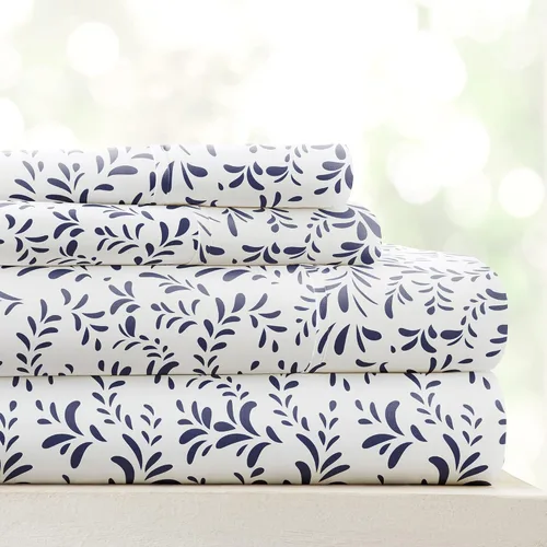 Miniatura 38 de Linen Market Sábanas para cama de tamaño King (azul claro) – Duerme mejor que nunca con estas sábanas King suaves y refrescantes – Bolsillo profundo