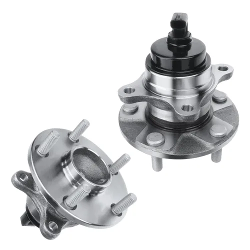 Miniatura 22 de Detroit Axle - Bujes de rodamiento de rueda traseros de 2 piezas para Volkswagen Jetta Beetle Golf City Audi TT Quattro, 2 rodamientos de ruedas