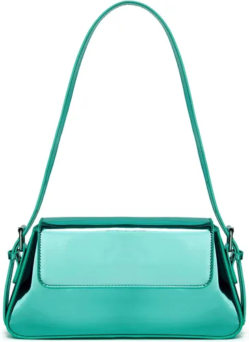 Bolso de noche para mujer, bolso de mano Y2k, plateado brillante, bolso de mano, bolso de fiesta, lindo bolso metálico