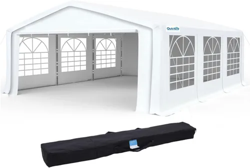 Quictent Tienda de campaña premium de 13 x 20 pies para fiestas, gazebo resistente para exteriores blanco, refugio de eventos, boda, tienda de