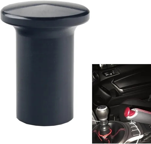 Miniatura 7 de DEWHEL JDM Pomo de Palanca de Cambios Manual de Rendimiento de Aluminio Billet Palanca de Bloqueo de Reversa Negro Compatible con BRZ Toyota FT86