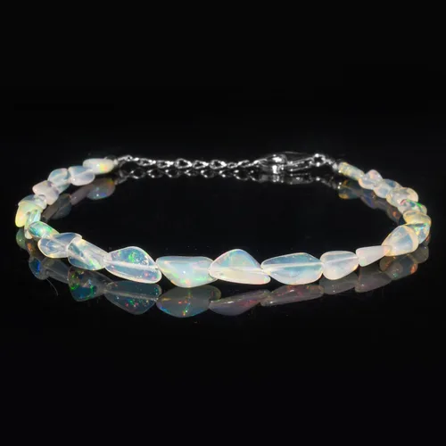 Miniatura 2 de MULTI GEMSTONE - Bangle Link Bracelet