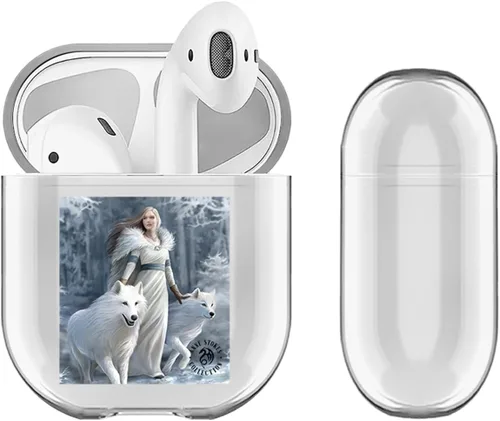 Miniatura 12 de Head Case Designs Funda de carga con licencia oficial de Anne Stokes Dagger Dragon Fantasy Designs de cristal duro transparente compatible con Apple
