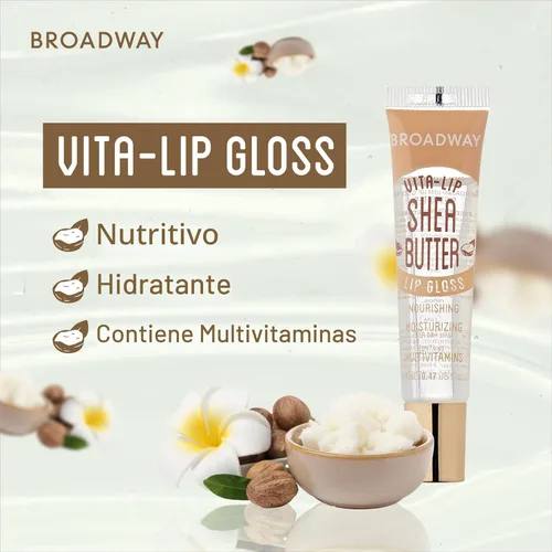 Miniatura 5 de Ruby Kisses Broadway Vita-Lip Brillo de labios transparente (paquete de 7) Bálsamo labial ultrahidratante y calmante con vitaminas, acabado de alto
