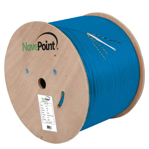 Miniatura 9 de NavePoint Cable Ethernet CAT6A, UTP, clasificación CMR, negro, 1000 pies