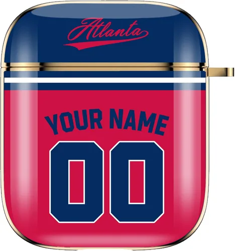 Miniatura 9 de Funda de béisbol personalizada con nombre y número para Apple AirPods de 2ª y 1ª generación, Arizona personalizada para fanáticos de los deportes