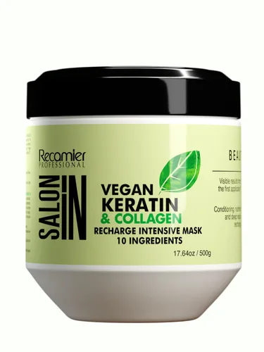 Miniatura 9 de Salon In by Recamier - Tratamiento sin enjuague de queratina vegana Tratamiento sin enjuague para el cabello con queratina vegana y colágeno