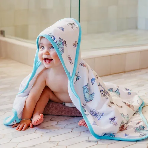 Miniatura 185 de Copper Pearl Toallas de baño con capucha, toallas de baño de tela de rizo de primera calidad con capucha, bolsillos y diseños geniales, ideales