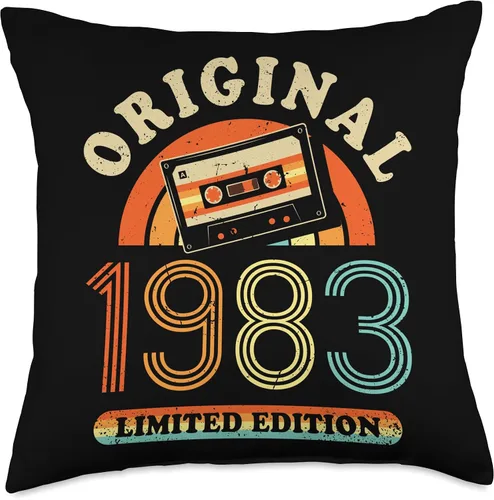 Miniatura 4 de Retro Limited Edition yy Cassette Tape 41th Birthday Throw Pillow