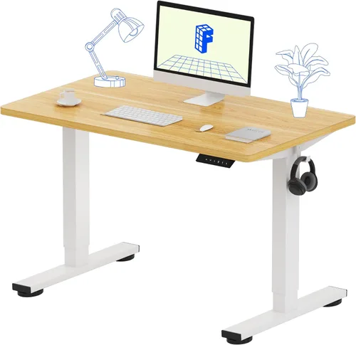 Miniatura 14 de FLEXISPOT Escritorio de Pie de Altura Ajustable Eléctrico, Marco de Escritorio de Pie de Acero Resistente con Controlador de Memoria