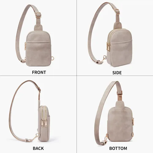 Miniatura 7 de CORALDAISY Fanny Pack Crossbody Bags for Women Fanny Packs for Women Sling Bag Belt Bag for Women cross body bag purses for women Vegan Leather