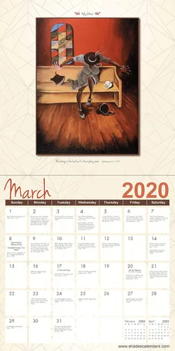 Miniatura 4 de Calendario 2020 El arte de Annie Lee