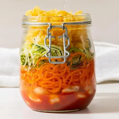 Miniatura 2 de Le Parfait Super Jars Tarros de vidrio para conservas estilo francés, de boca ancha, con cuerpo redondeado, tapas de vidrio y sellos de hule 24oz
