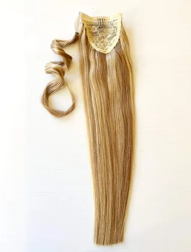 Miniatura 13 de Extensiones de cabello humano Tressmatch de 16"-18" Remy en prensa gruesas hasta los extremos, negro, café, rubio, castaño rojizo, reflejos en rojo