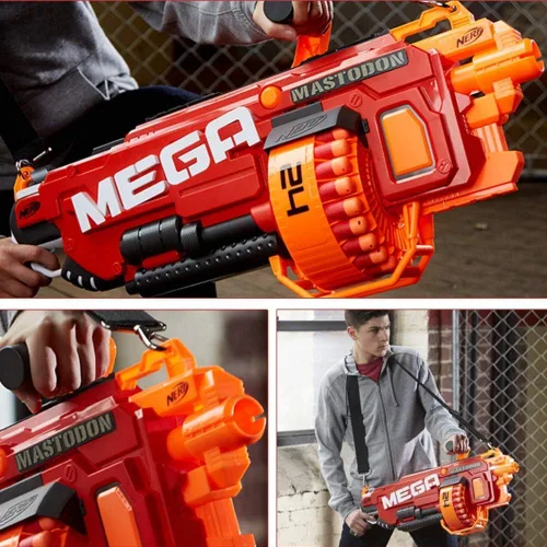 Miniatura 6 de Paquete de recarga de 60 mega dardos para la serie N-Strike Mega