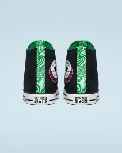 Miniatura 4 de Converse Chuck Taylor All Star See Beyond - Top alto unisex negroverderosa Prime