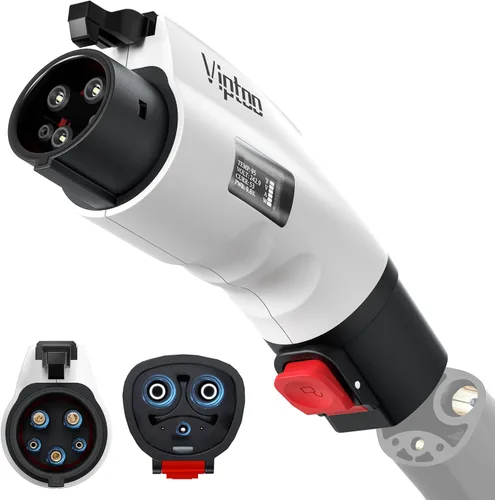 Miniatura 9 de VIPTOO Adaptador para Tesla a J1772, Compacto con Indicador de Luz, Compatible con Cargadores Tesla de Pared/Móvil/Destino, Convierte Tesla a J1772