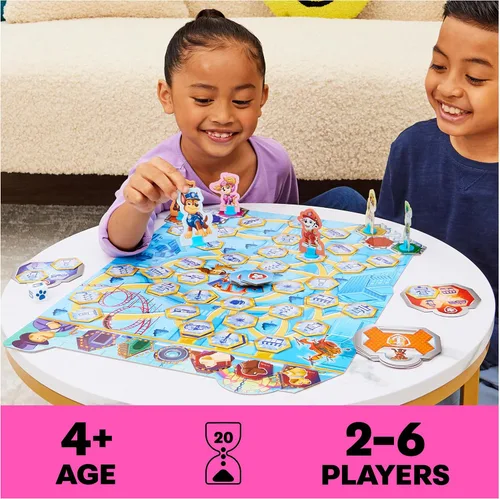 Miniatura 2 de PAW Patrol: The Movie, Paquete de 4 Juegos de Adventure City Memory Match, Pop-Up, Dominó de Madera y Juegos Lookout, Juguetes de PAW Patrol