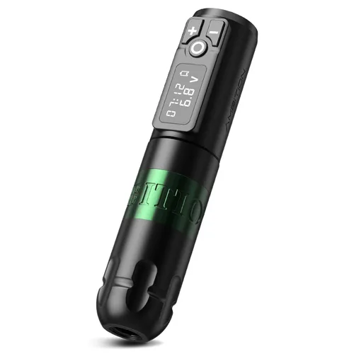 Miniatura 15 de Ambition Soldier - Bolígrafo rotativo de batería para tatuajes con cartucho, máquina de tatuaje con motor sin núcleo de 2400 mAh, fuente