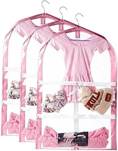 Miniatura 7 de Bolsa de ropa colgante impermeable, bolsas de ropa de 35 pulgadas para colgar ropa, bolsas de ropa para almacenamiento de viajes, bolsa de ropa