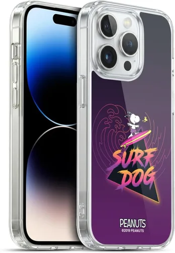 Miniatura 67 de Head Case Designs Peanuts Tropical Surf Snoopy Aloha Disco Gel Funda con licencia oficial [protección de grado militar] compatible con Apple iPhone