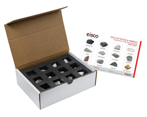 Miniatura 2 de EISCO Kit de introducción a rocas metamórficas de 12 piezas, incluye especímenes de 1 pulgada, ideal para aulas de geología y laboratorios