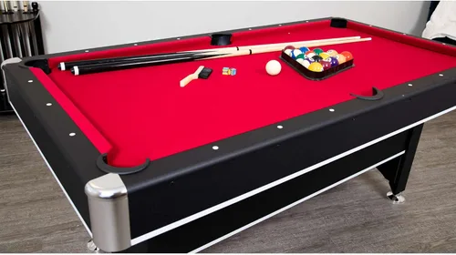 Miniatura 2 de Hathaway Spartan - Mesa de billar de 6 pies, con mesa combo de ping pong y juegos múltiples para salas de juegos de recreación familiar - Incluye